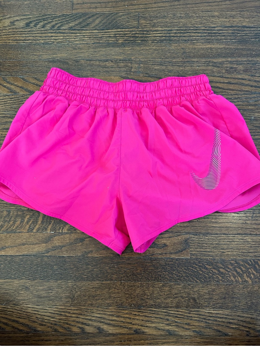 Nike Women's Neon Pink Athletic Running Shorts